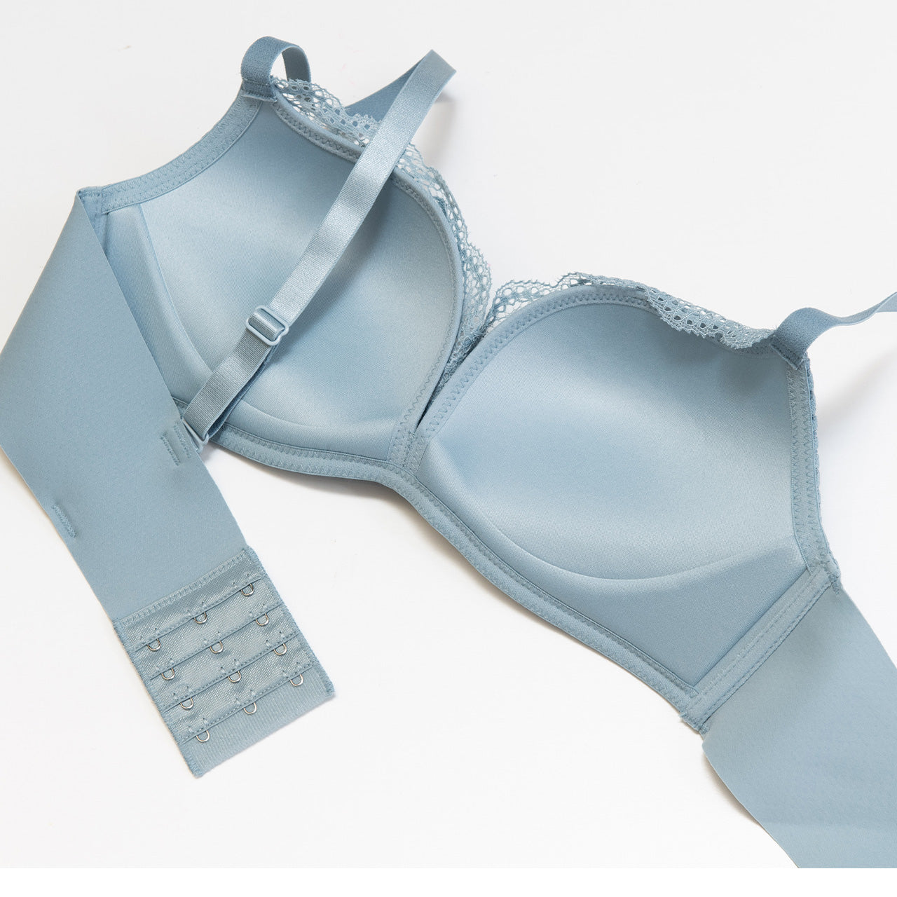 自胸美盛 L字ノンワイヤーブラジャー レース