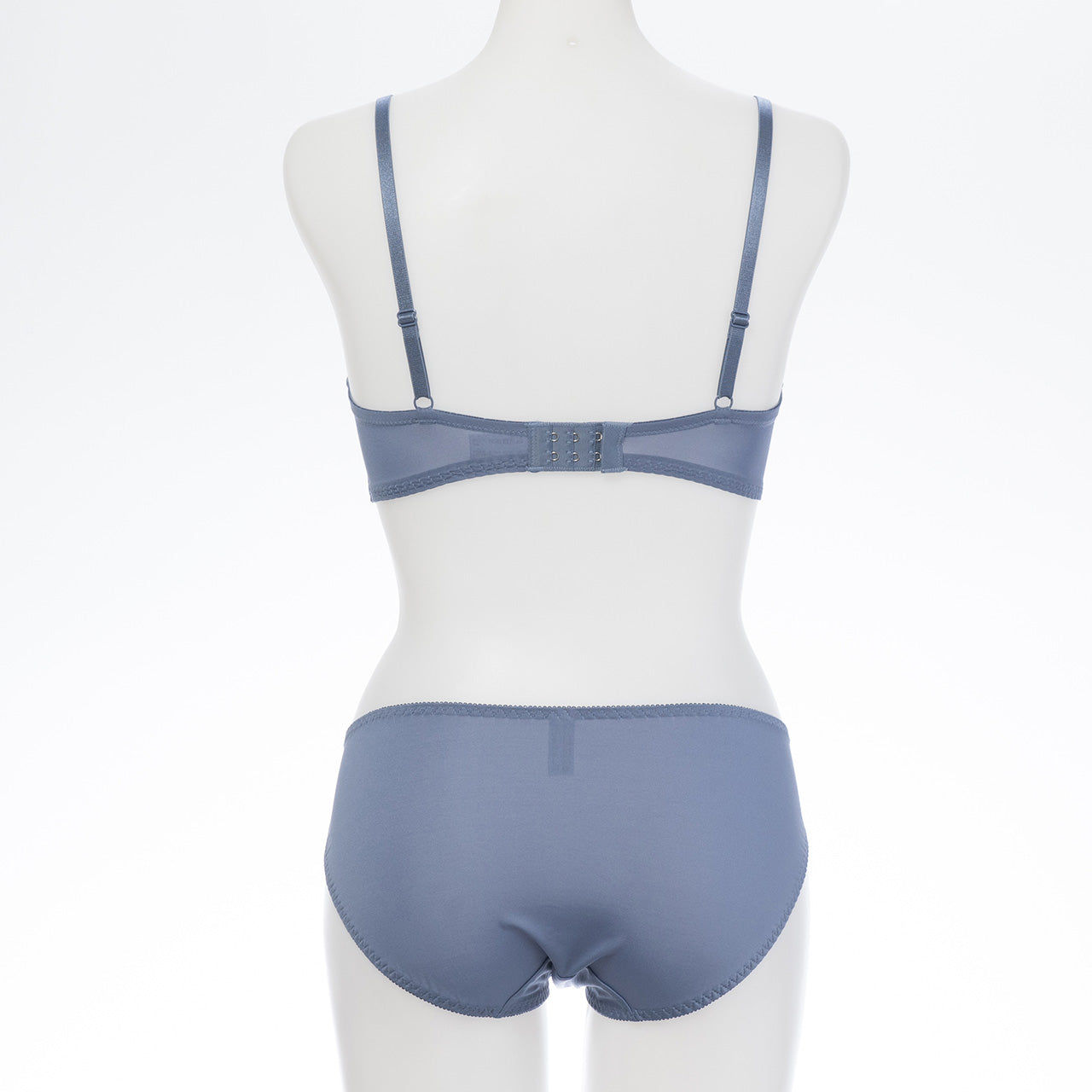 エマ ノンワイヤーブラジャー&ショーツセット ソニアブラック(S・M・L・LL・3L・4L・5L)