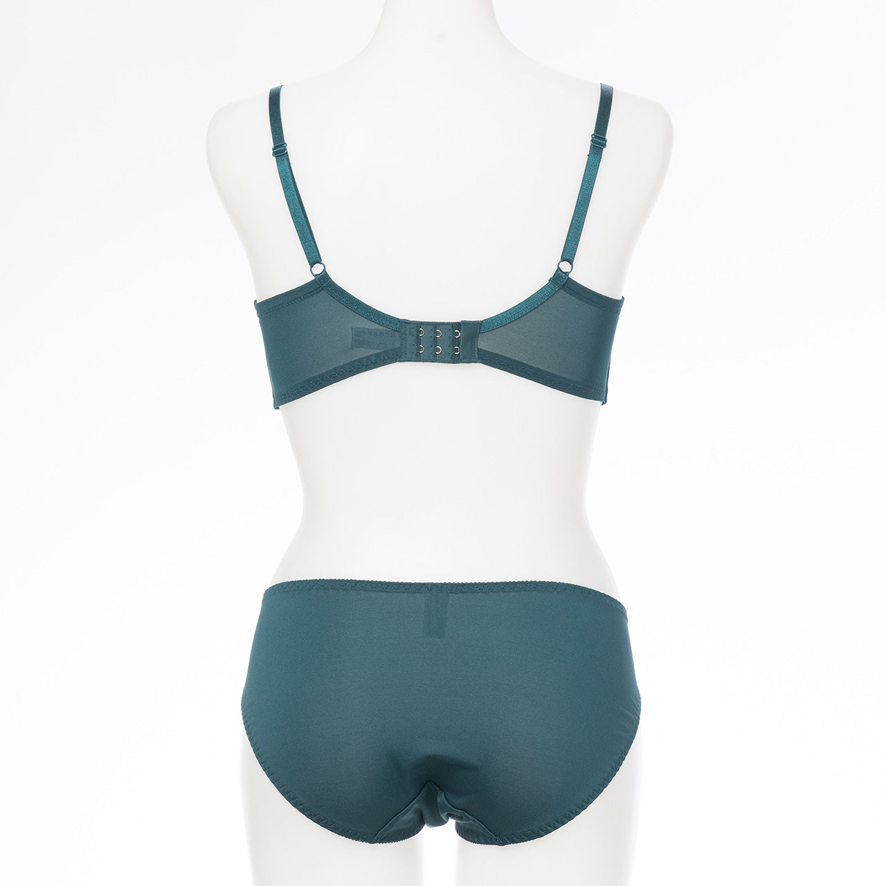 セレーナ ノンワイヤーブラジャー&ショーツセット ソニアブラック(S・M・L・LL・3L・4L・5L)