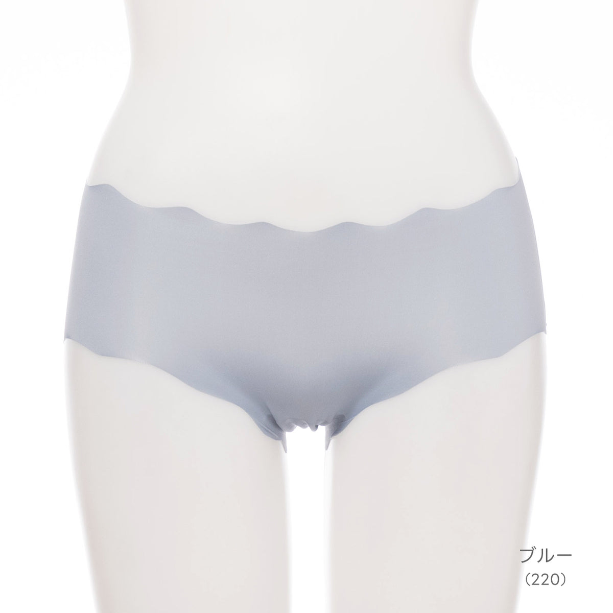 シームレスフィット なみなみスカラップ ペアショーツ POFU