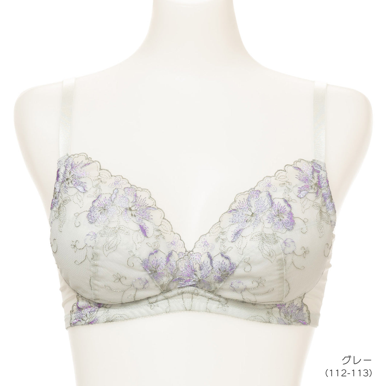 エアリーレーシーカシュクール ノンワイヤーブラジャー ここかる