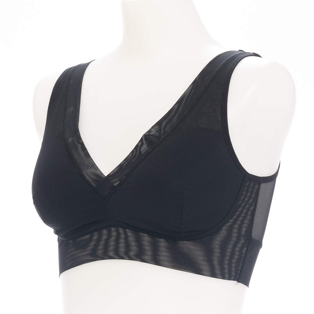 高さをおさえて痩せ見え ハーフトップブラ スマートップブラ