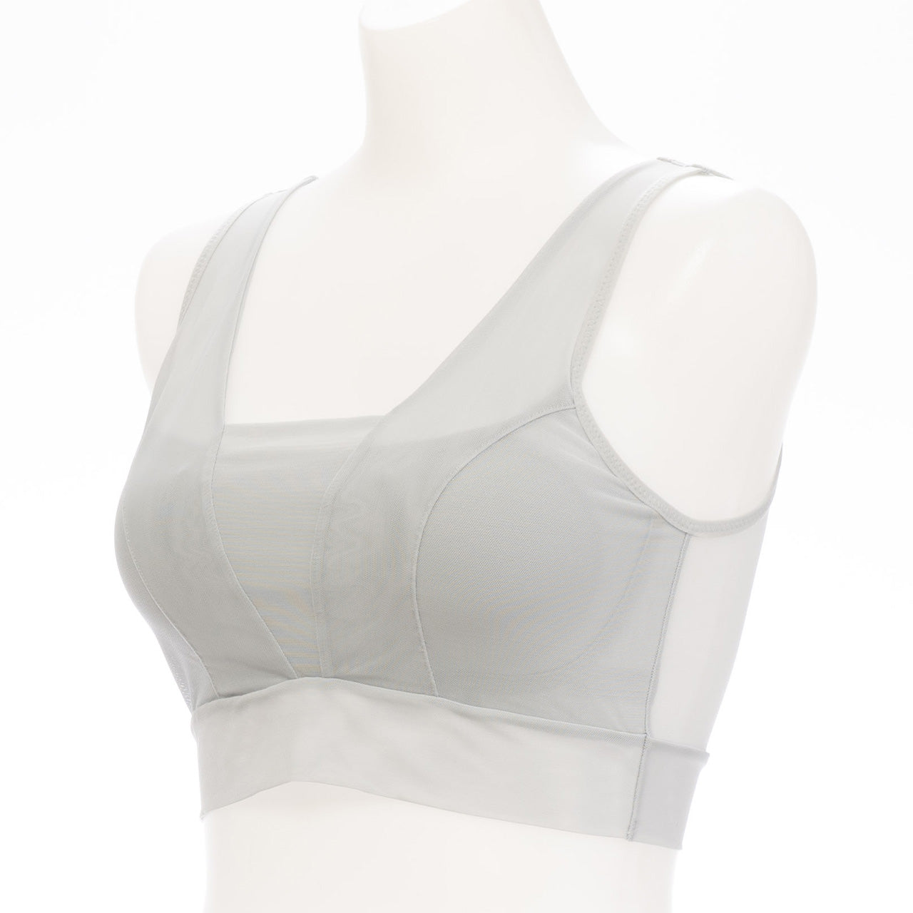 高さをおさえて痩せ見え ハーフトップブラ スマートップブラ