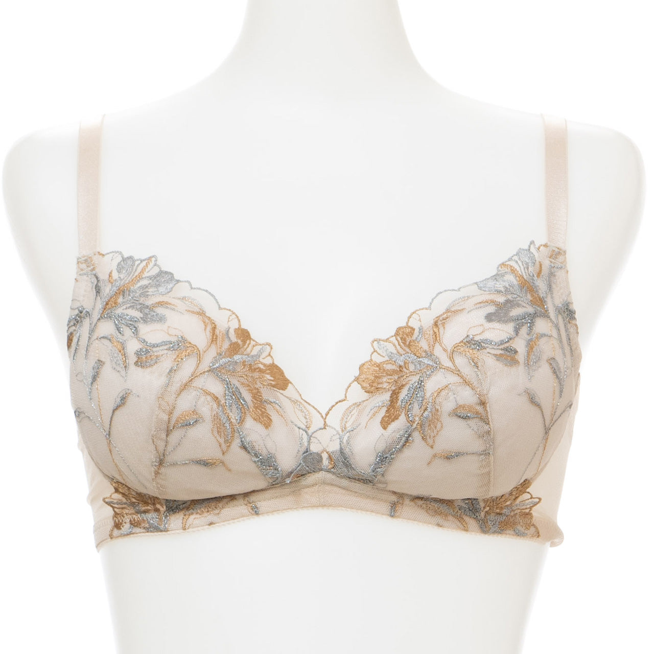 カシュクール レーシーノンワイヤーブラ