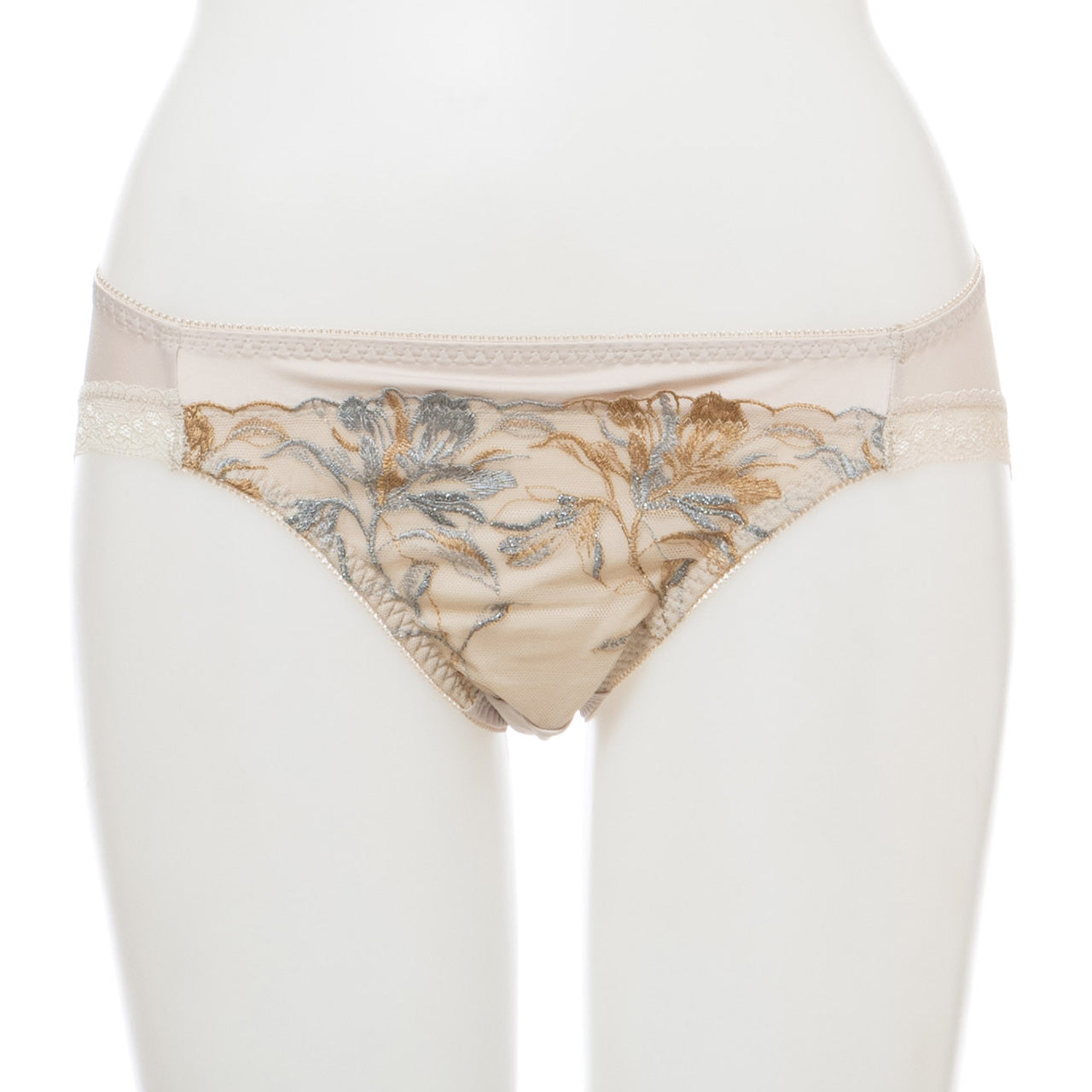 カシュクール レーシーノンワイヤーペアショーツ