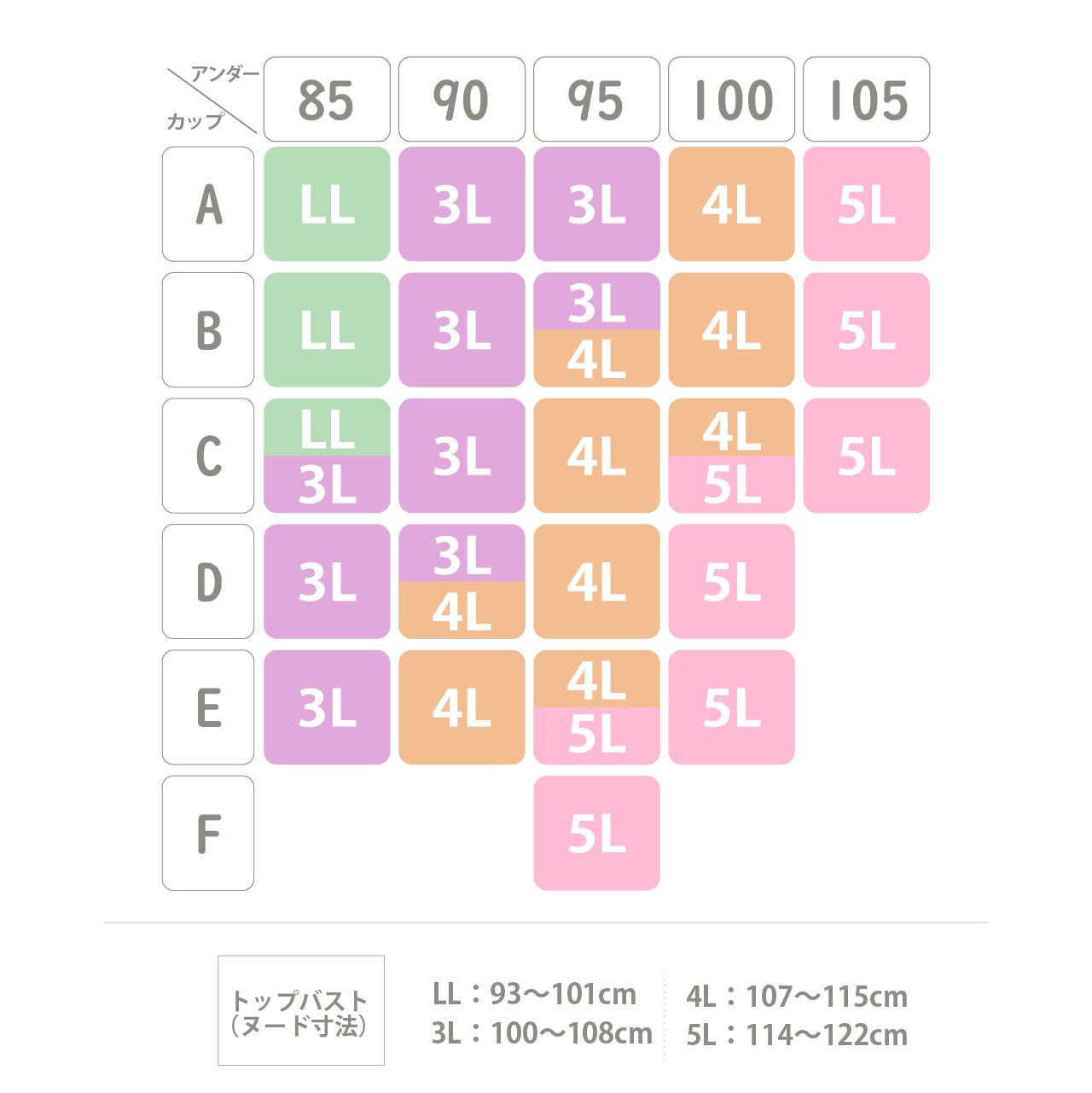 エマ ノンワイヤーブラジャー&ショーツセット ソニアブラック(S・M・L・LL・3L・4L・5L)