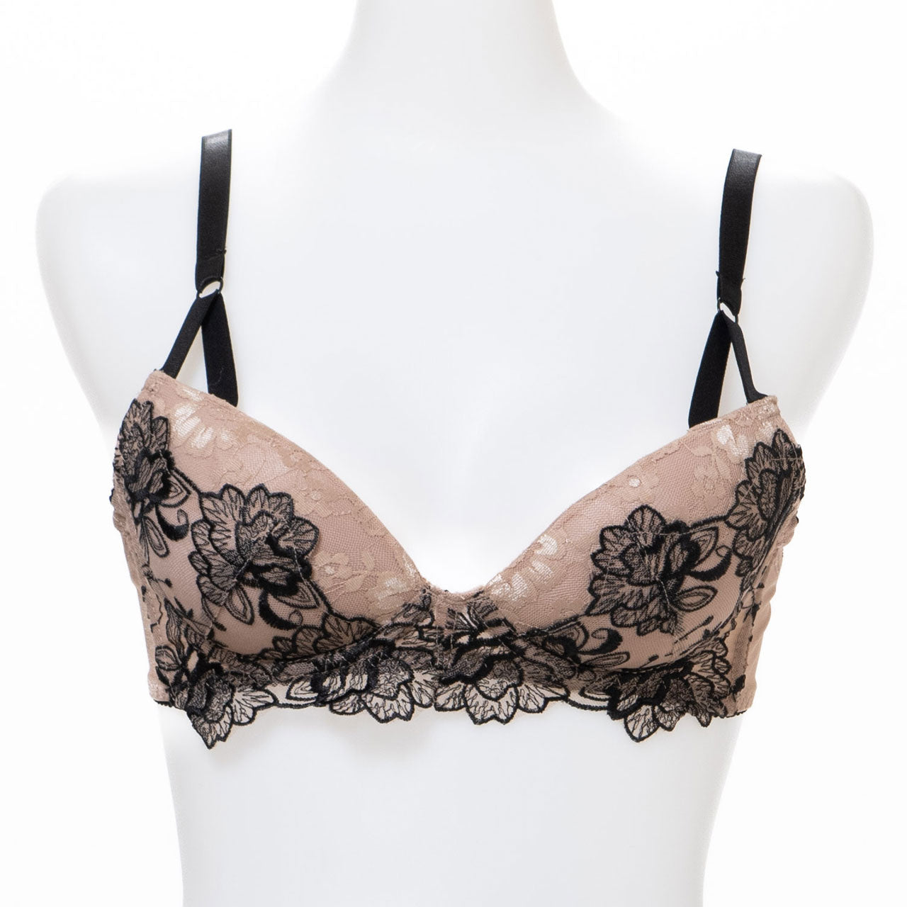 Alper オパール Alperios オパリオス テティス レトロ刺繍ブラ ノンワイヤーブラジャー