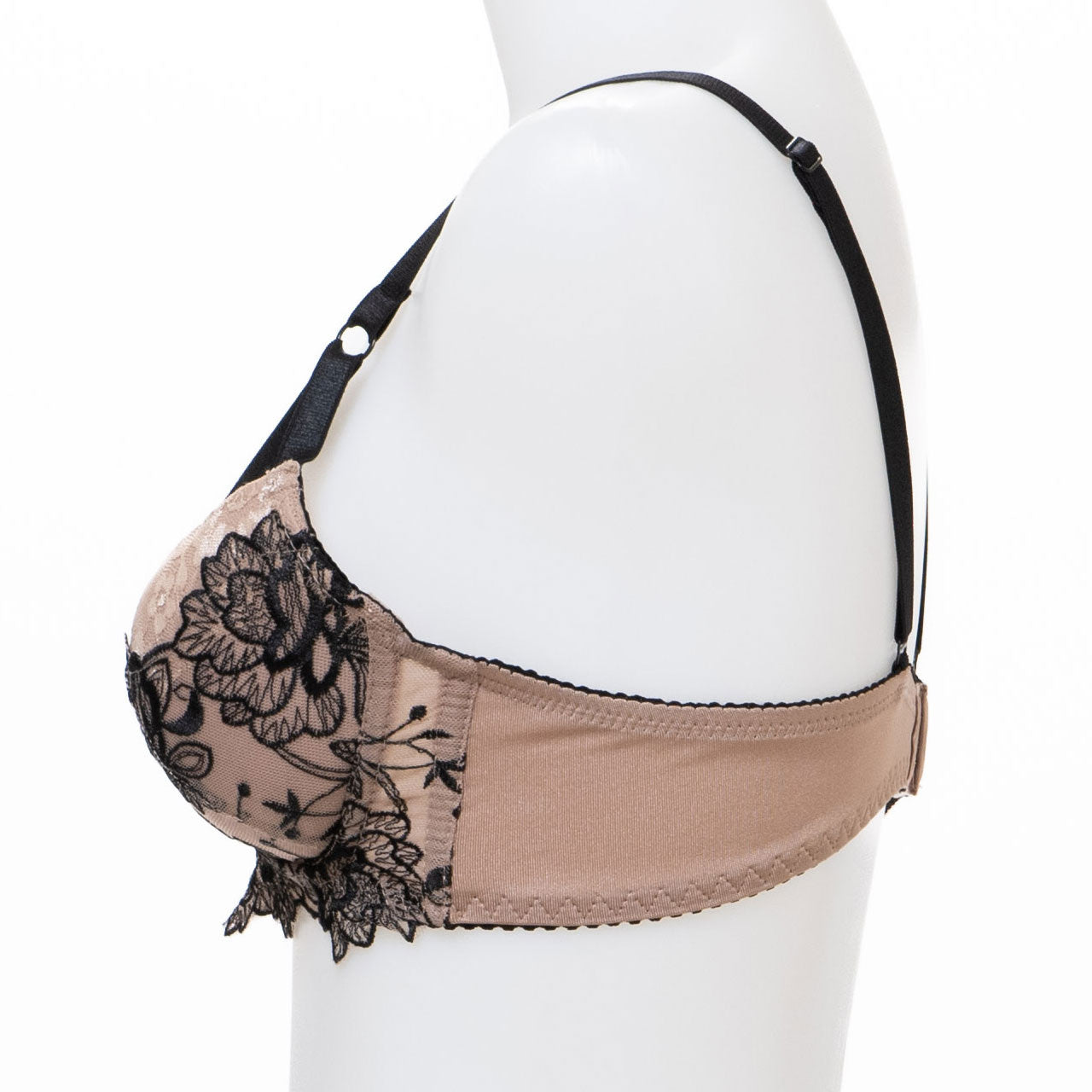 Alper オパール Alperios オパリオス テティス レトロ刺繍ブラ ノンワイヤーブラジャー