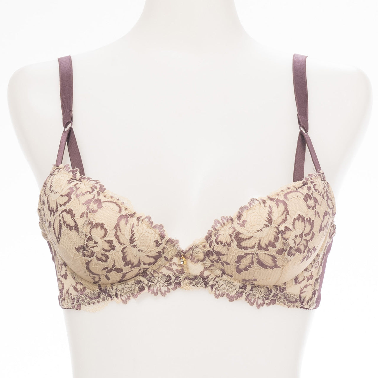 Alper オパール Alperios オパリオス エレガントフラワージャガードブラ ノンワイヤーブラジャー