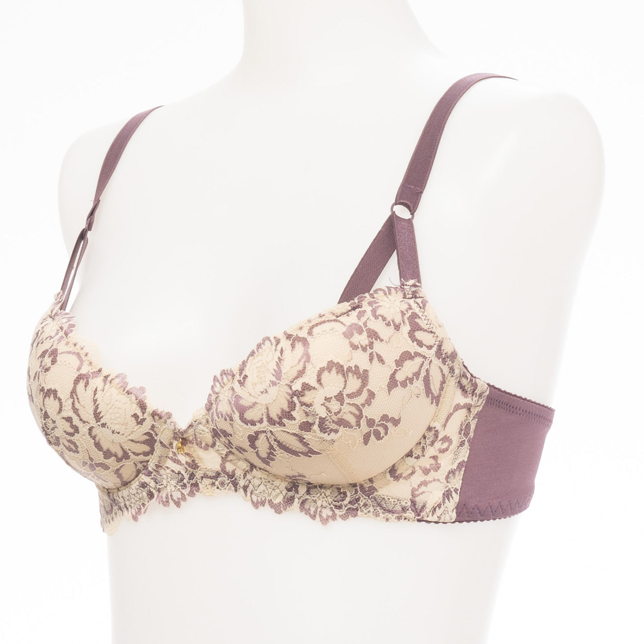 Alper オパール Alperios オパリオス エレガントフラワージャガードブラ ノンワイヤーブラジャー