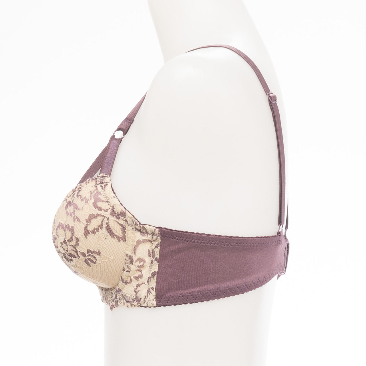 Alper オパール Alperios オパリオス エレガントフラワージャガードブラ ノンワイヤーブラジャー