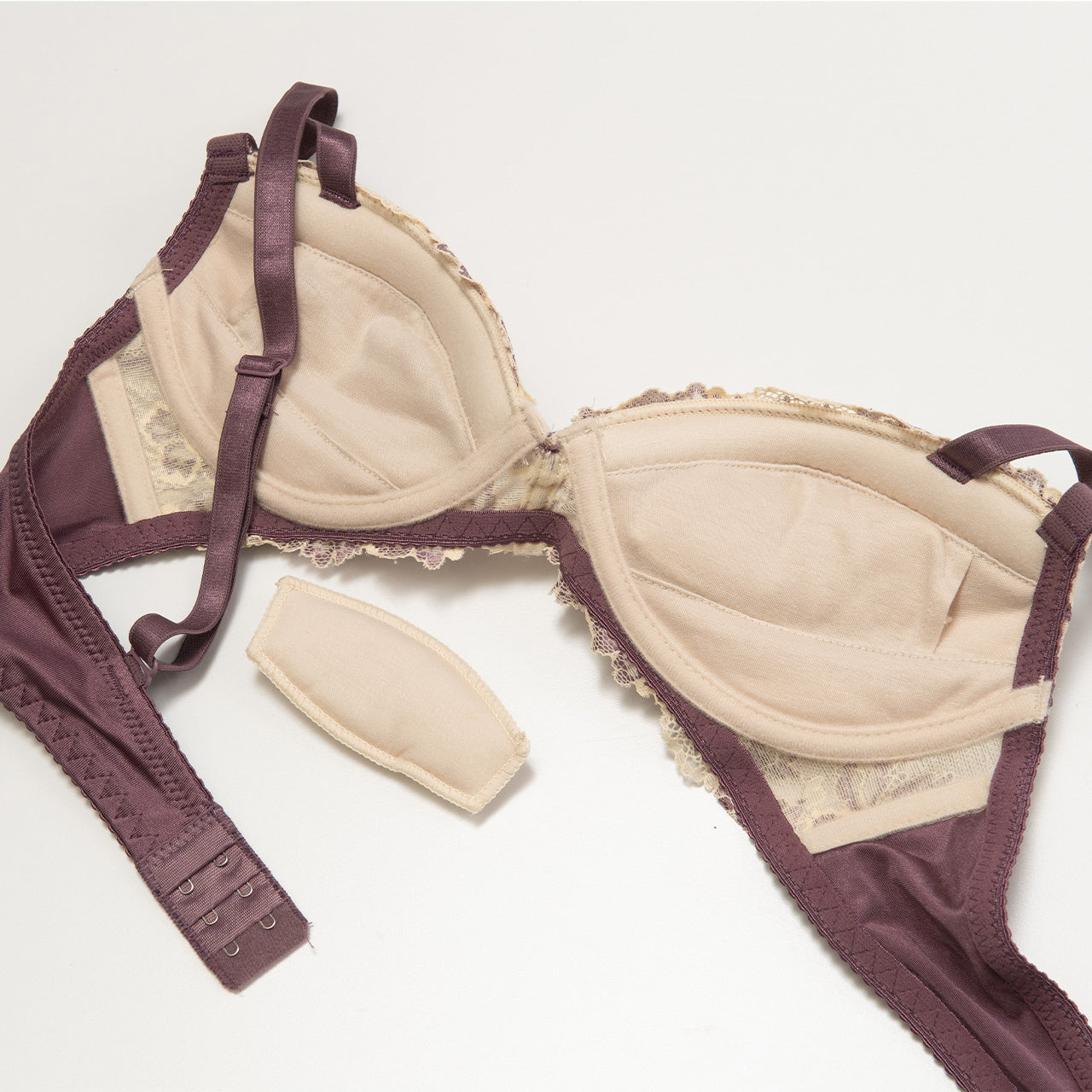 Alper オパール Alperios オパリオス エレガントフラワージャガードブラ ノンワイヤーブラジャー