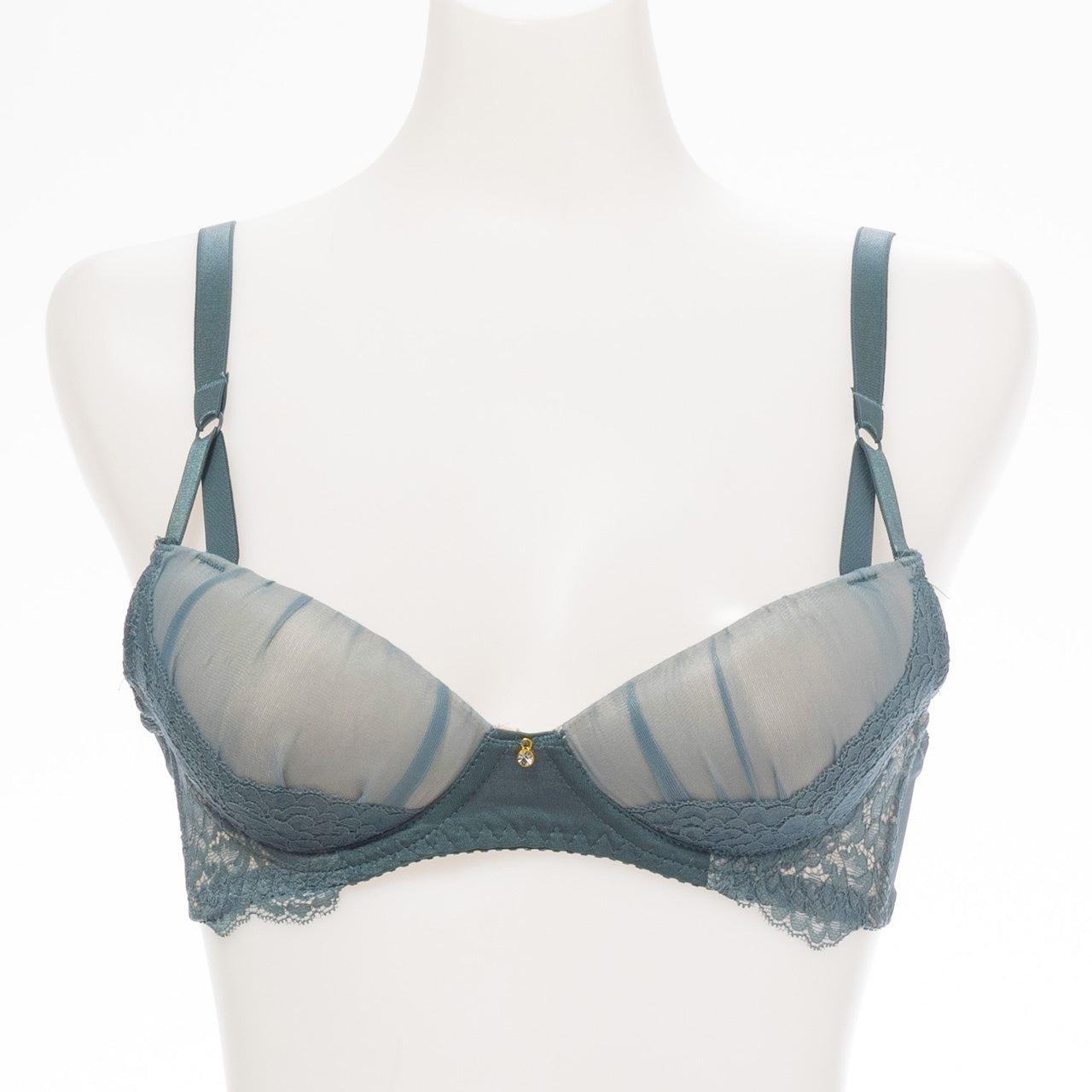 Alper オパール Alperios オパリオス シフォンレースヌーディブラ ノンワイヤーブラジャー