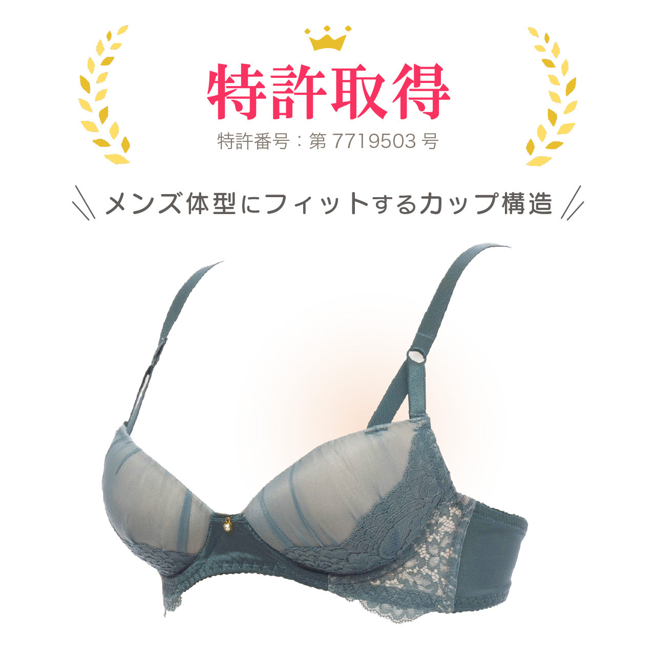 Alper オパール Alperios オパリオス シフォンレースヌーディブラ ノンワイヤーブラジャー