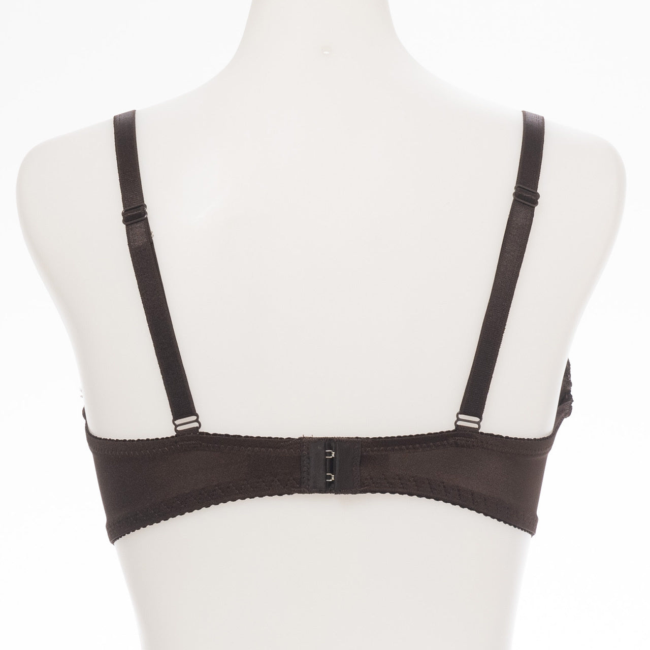 Alper オパール Alperios オパリオス サテンバイカラーレースブラ ノンワイヤーブラジャー