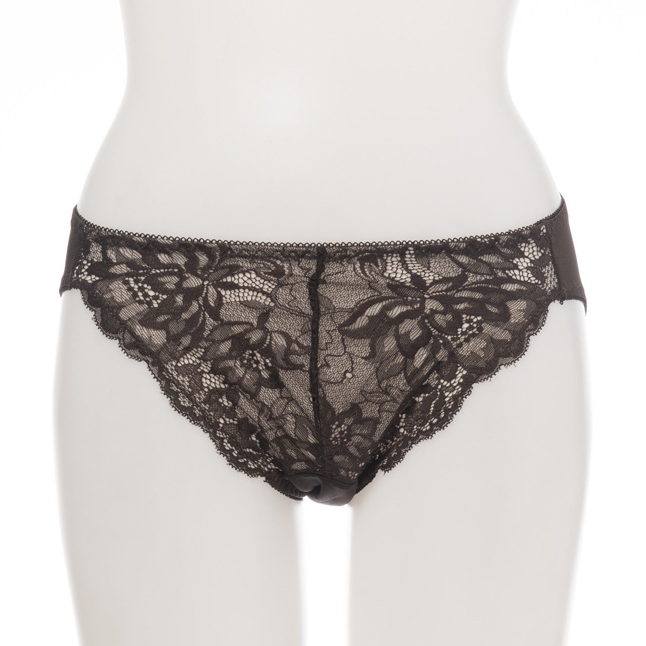 Alper オパール Alperios オパリオス サテンバイカラーレースブラ ペアショーツ