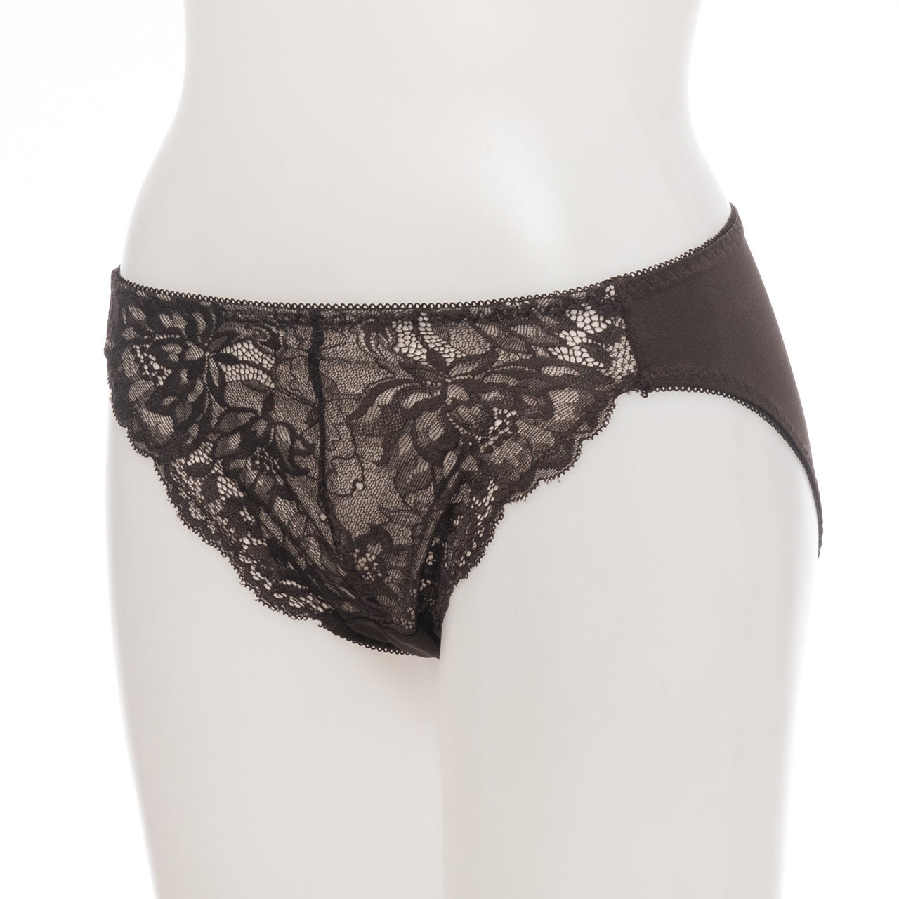 Alper オパール Alperios オパリオス サテンバイカラーレースブラ ペアショーツ