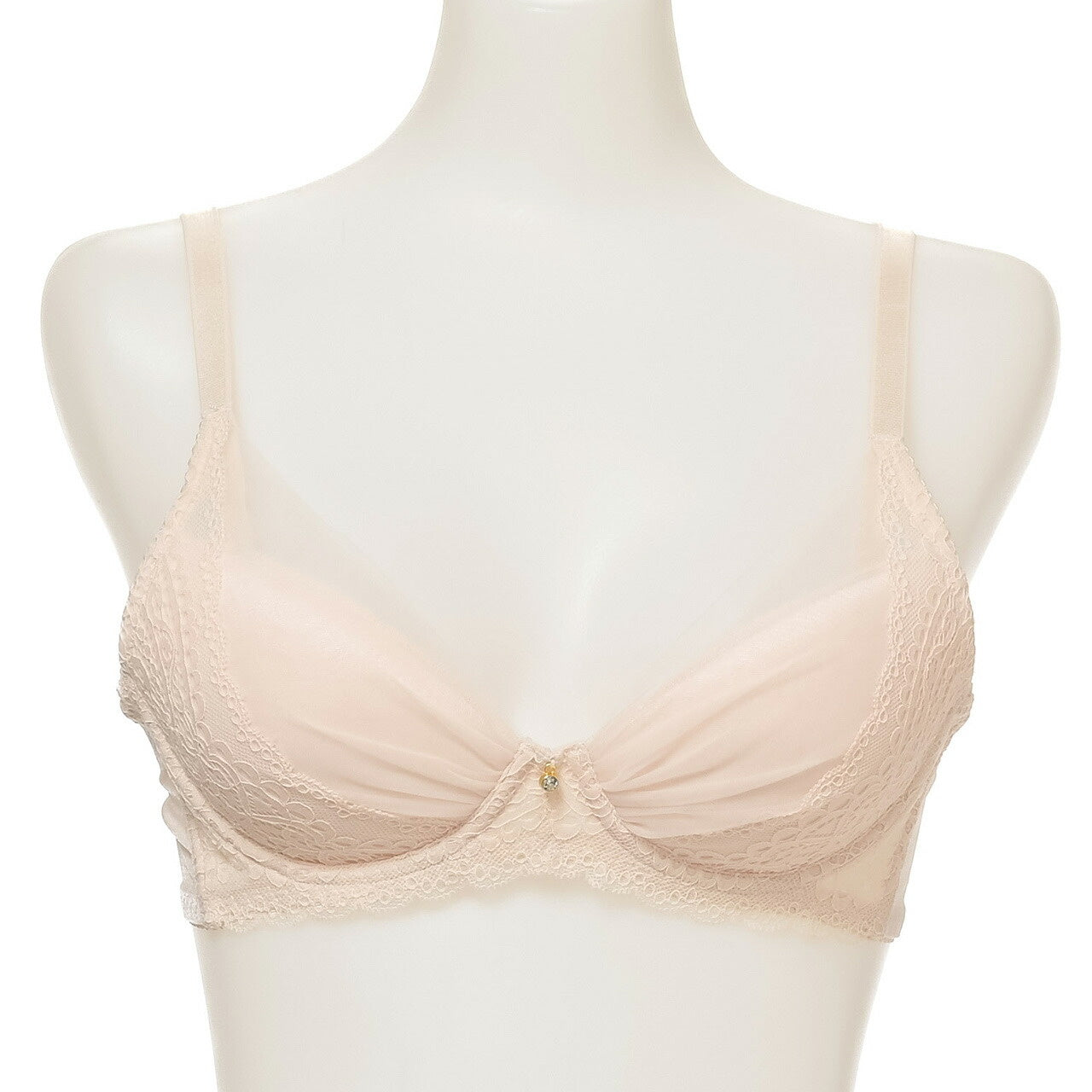 Alper オパール Alperios オパリオス ふんわりシフォンレースブラ ノンワイヤーブラジャー