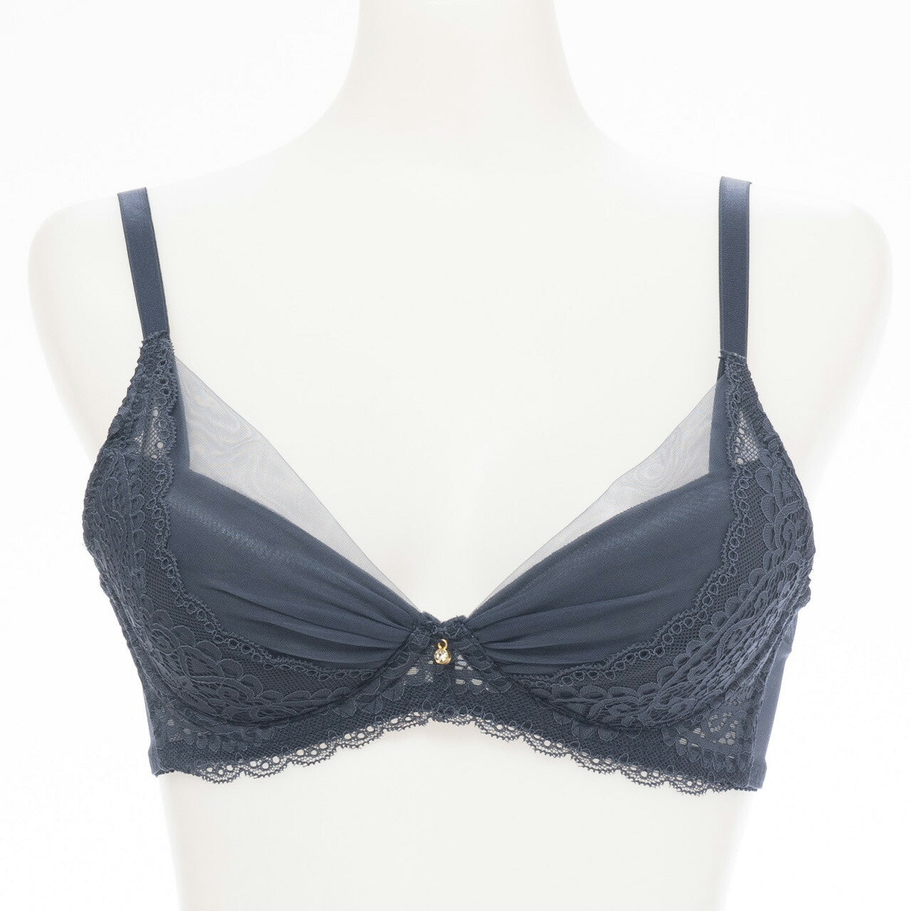 Alper オパール Alperios オパリオス ふんわりシフォンレースブラ ノンワイヤーブラジャー