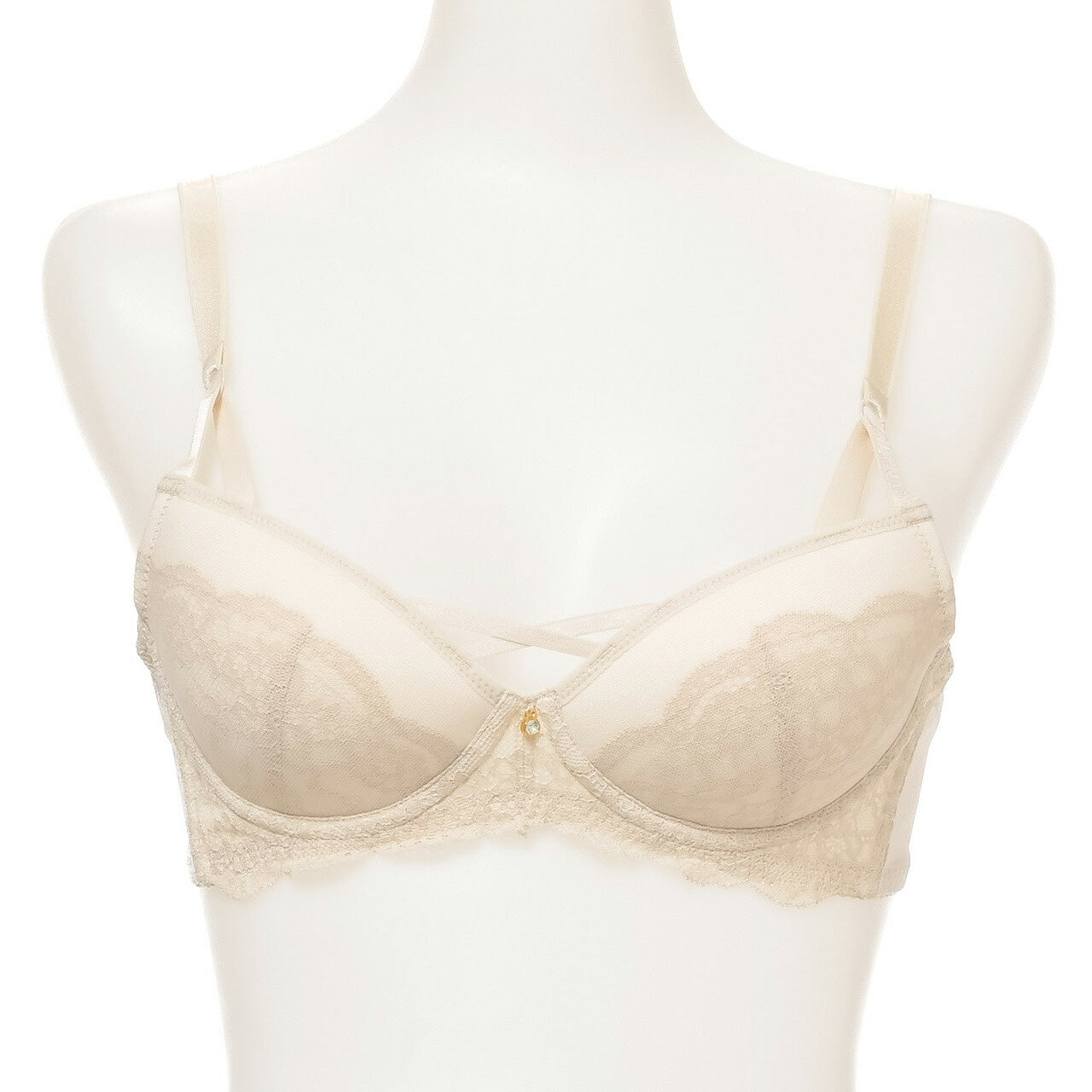 Alper オパール Alperios オパリオス チュールレースブラ ノンワイヤーブラジャー