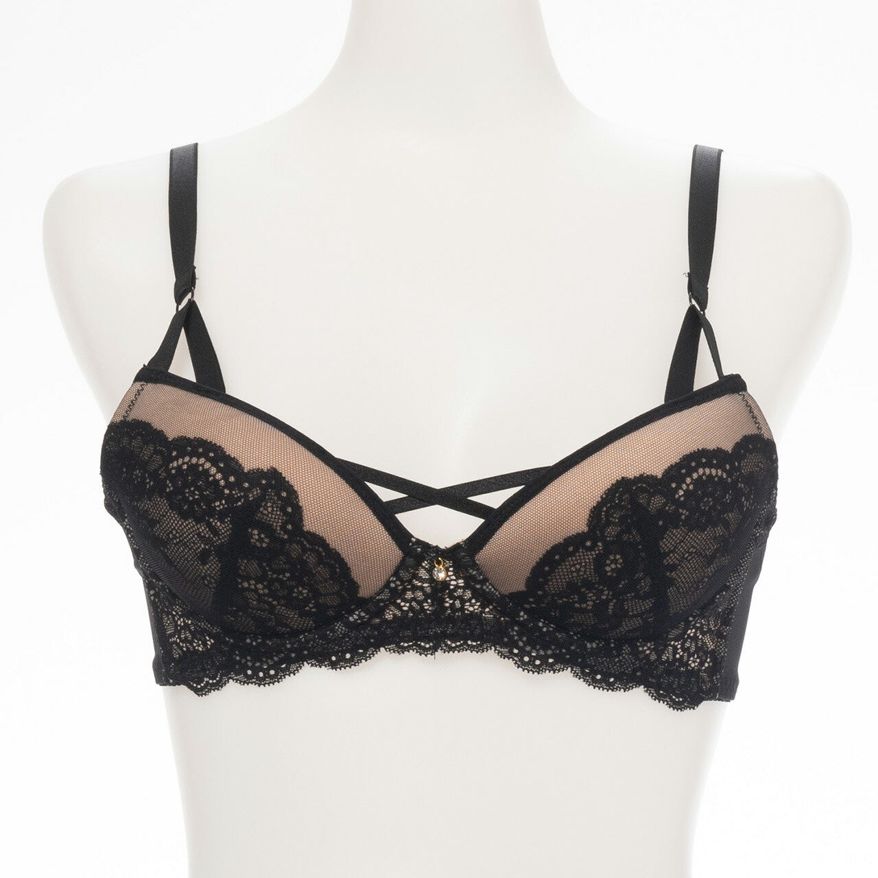 Alper オパール Alperios オパリオス チュールレースブラ ノンワイヤーブラジャー