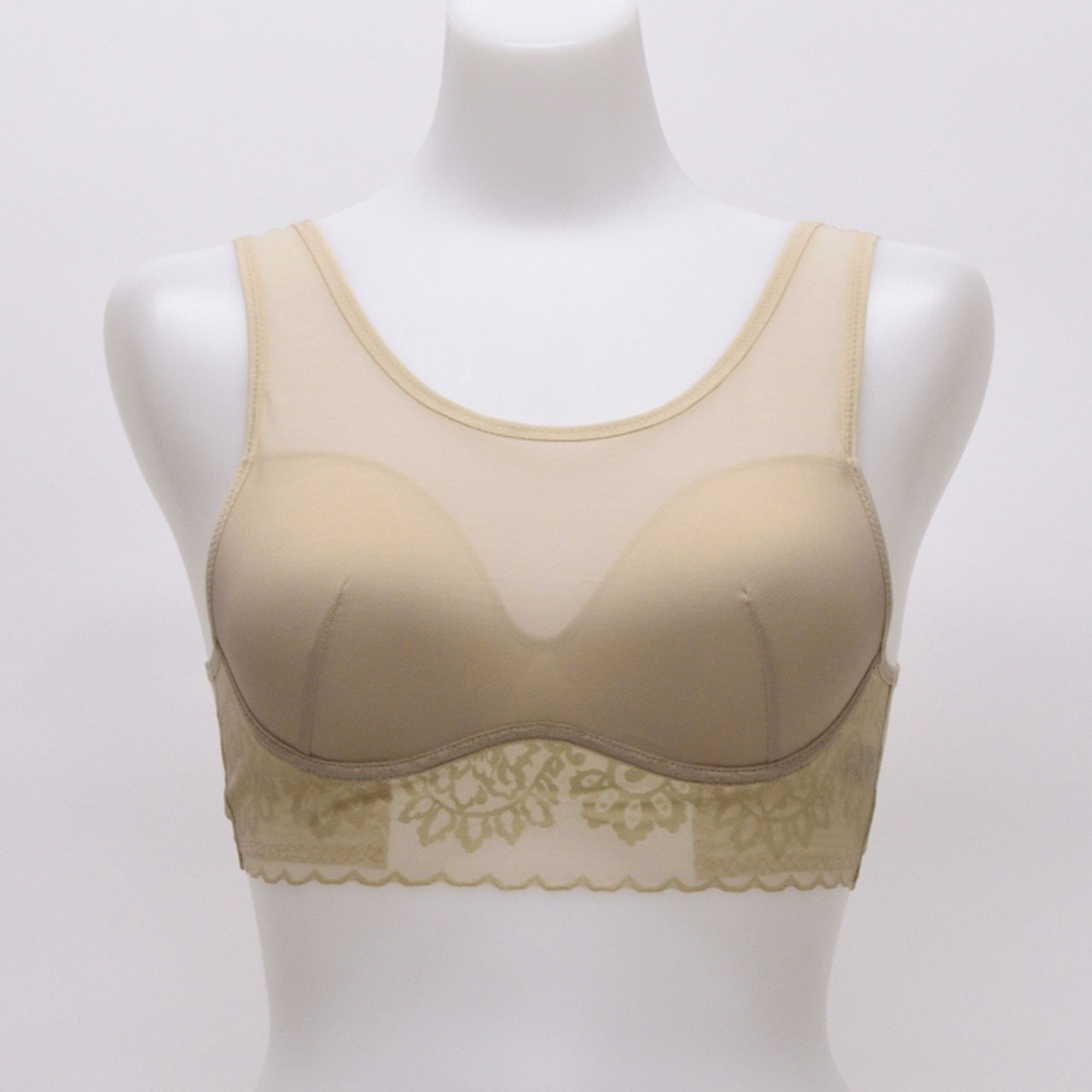 スラットフィット 美ボディ×涼しい 吸水速乾ハーフトップブラジャー