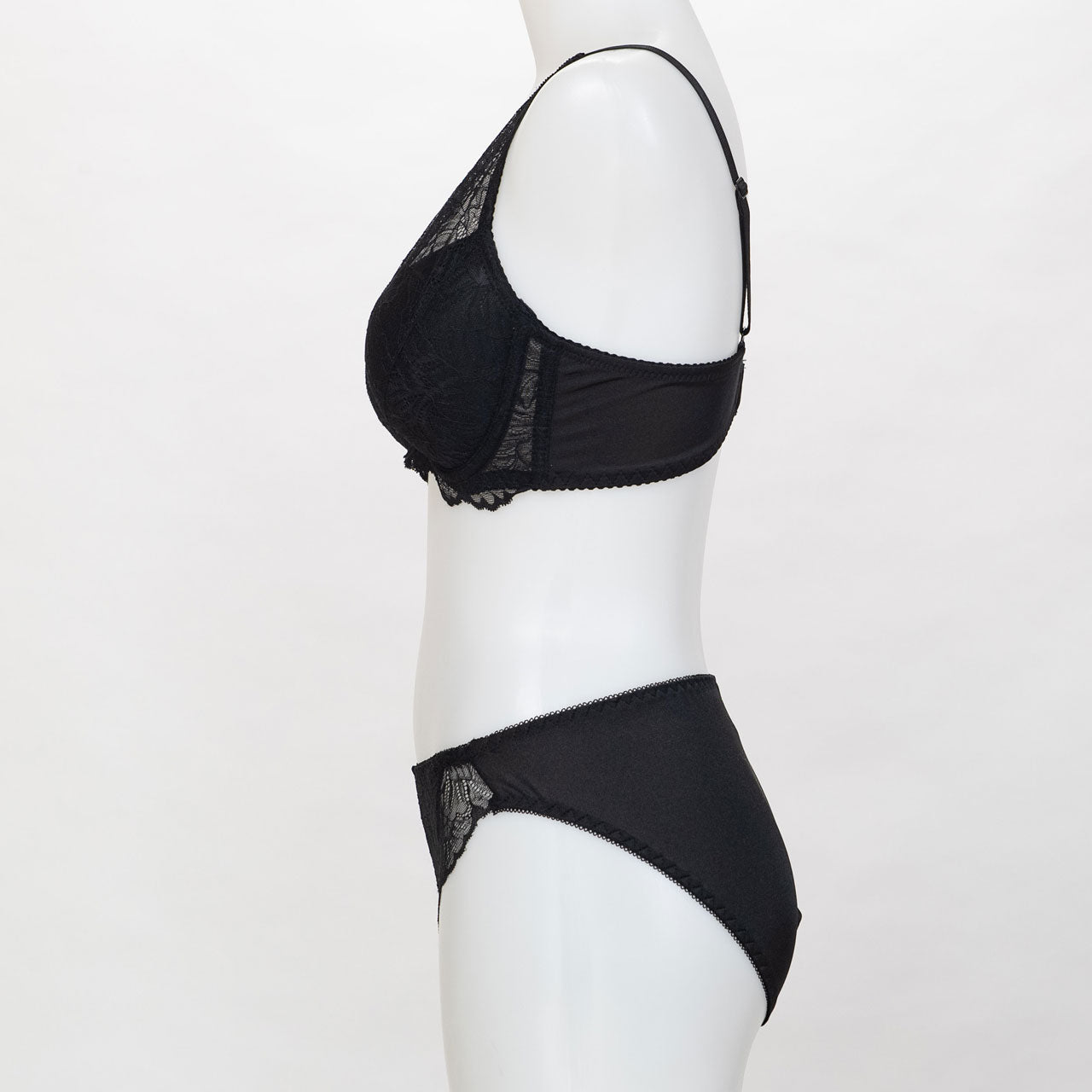 ファシネイト ワイヤーブラジャー&ショーツセット(Cカップ) ソニアブラック
