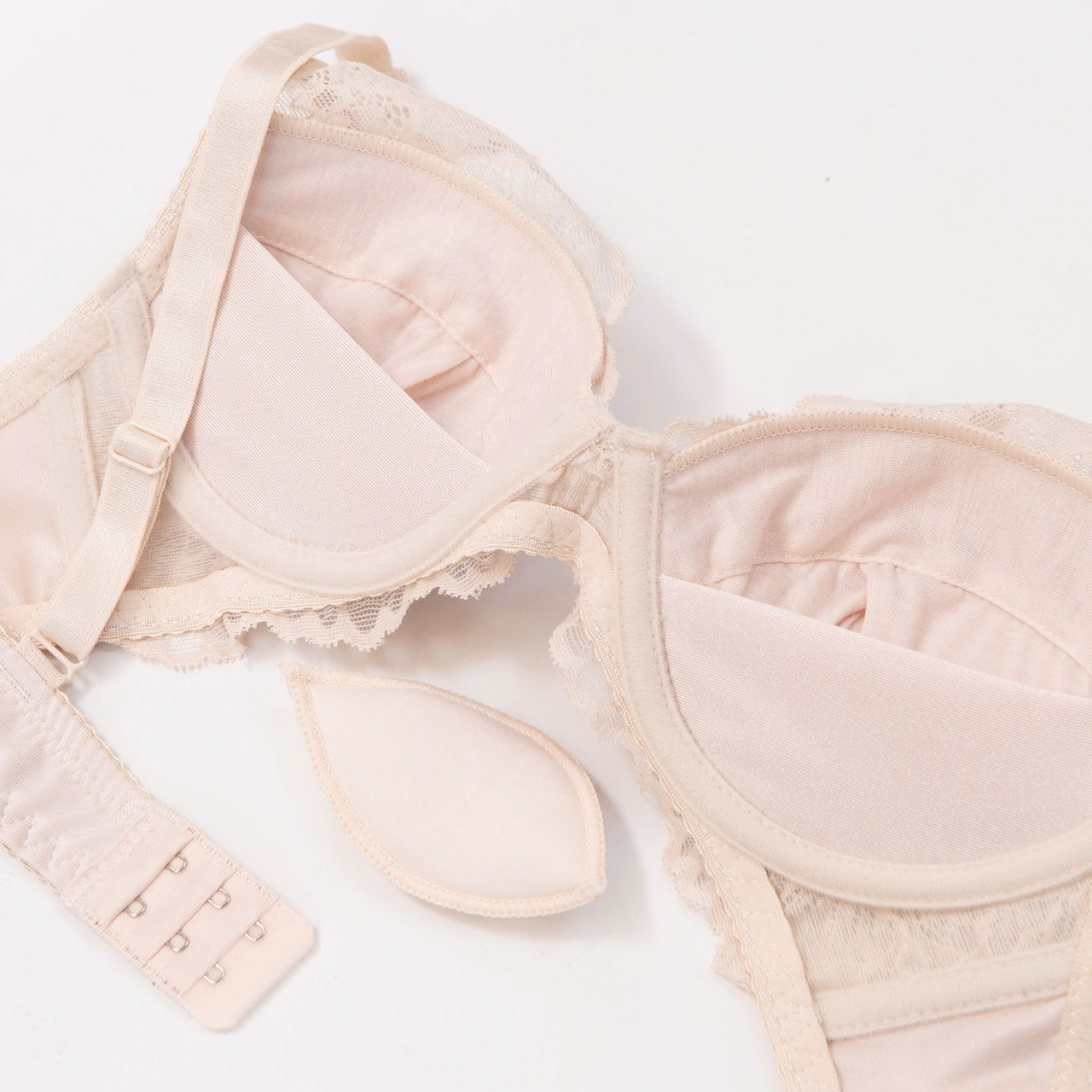 Sonia Black ファシネイト ノンワイヤーブラジャー&ショーツセット(3L・4L・5L)