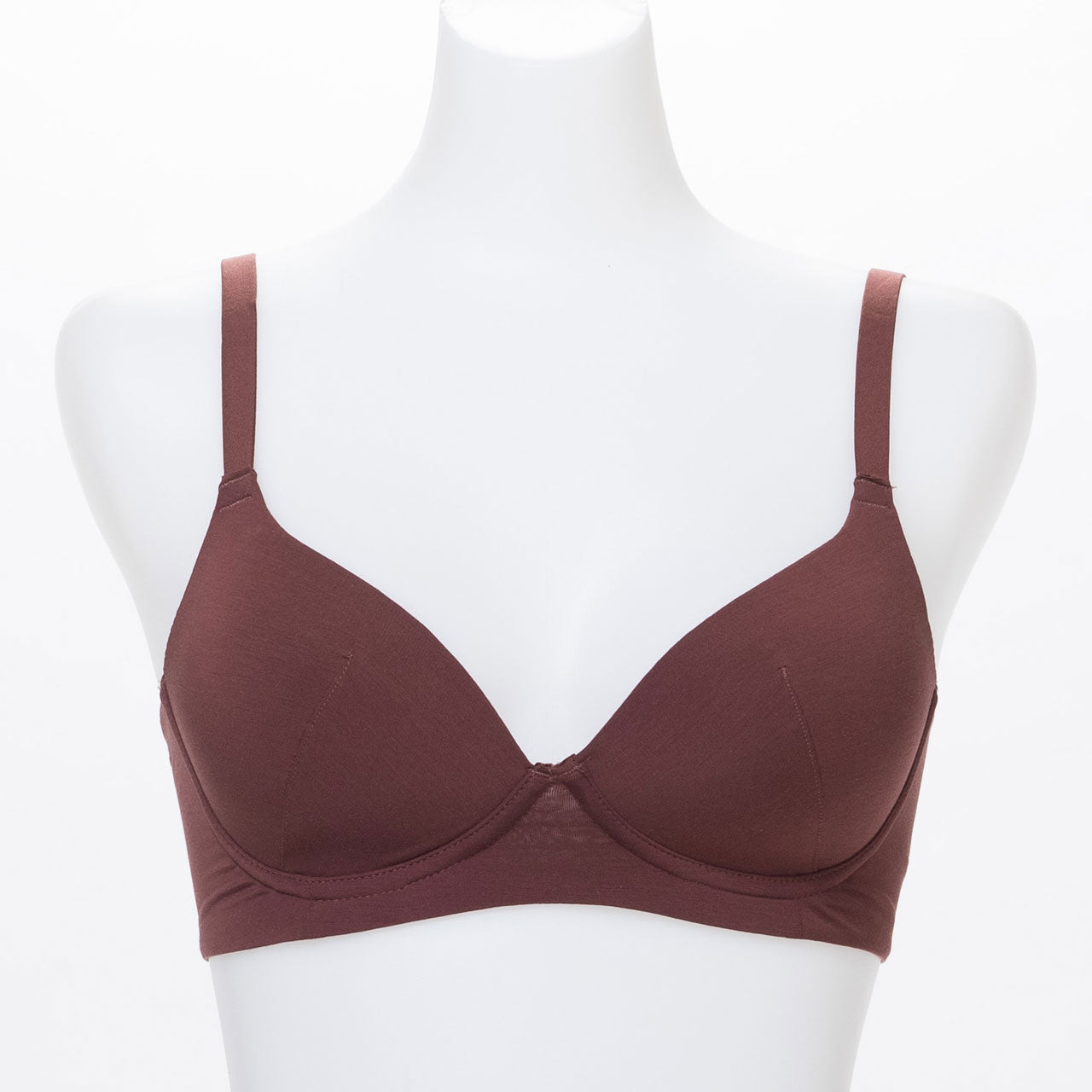 Like me. シルク混シンプル ノンワイヤーブラジャー