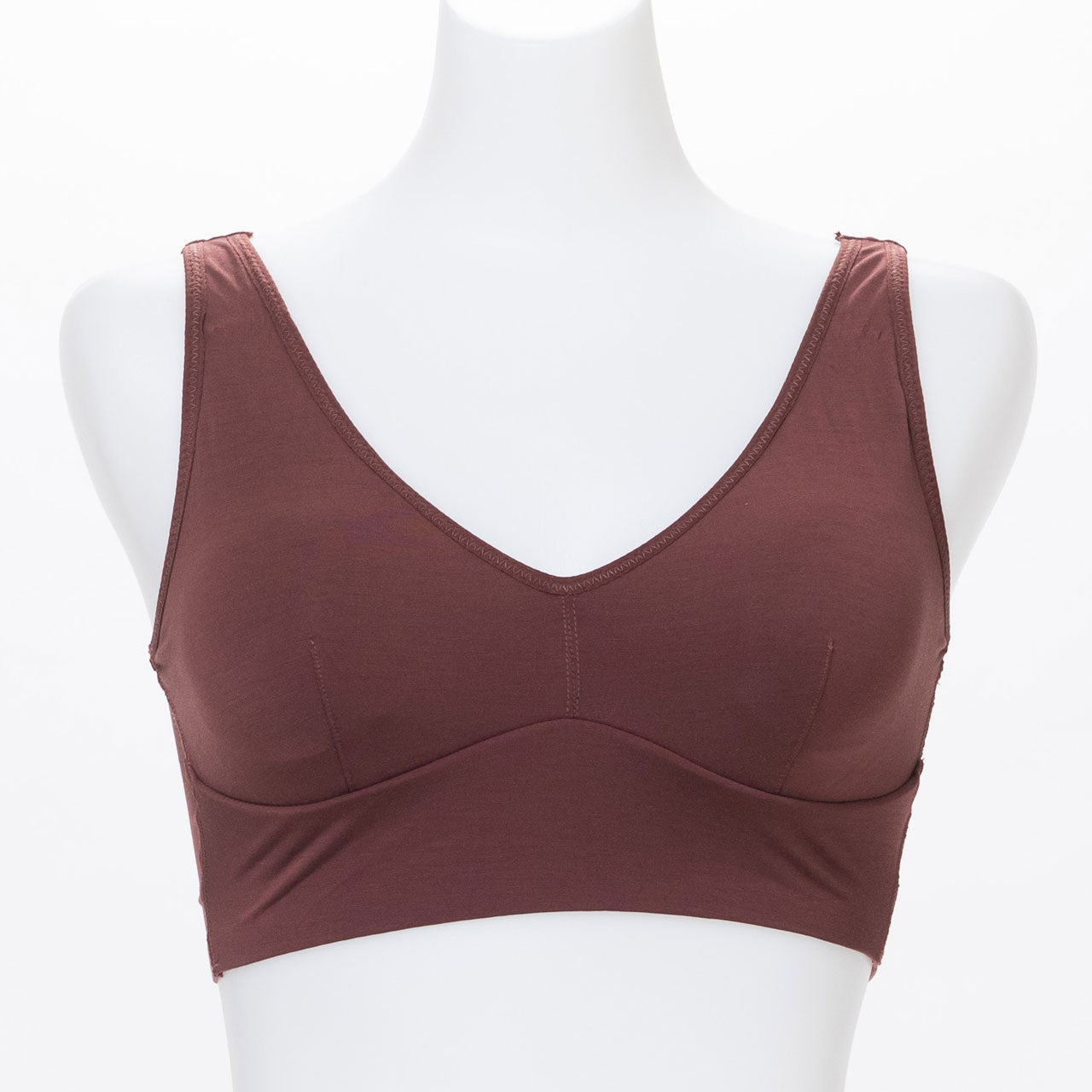 Like me. シルク混シンプル ハーフトップブラジャー