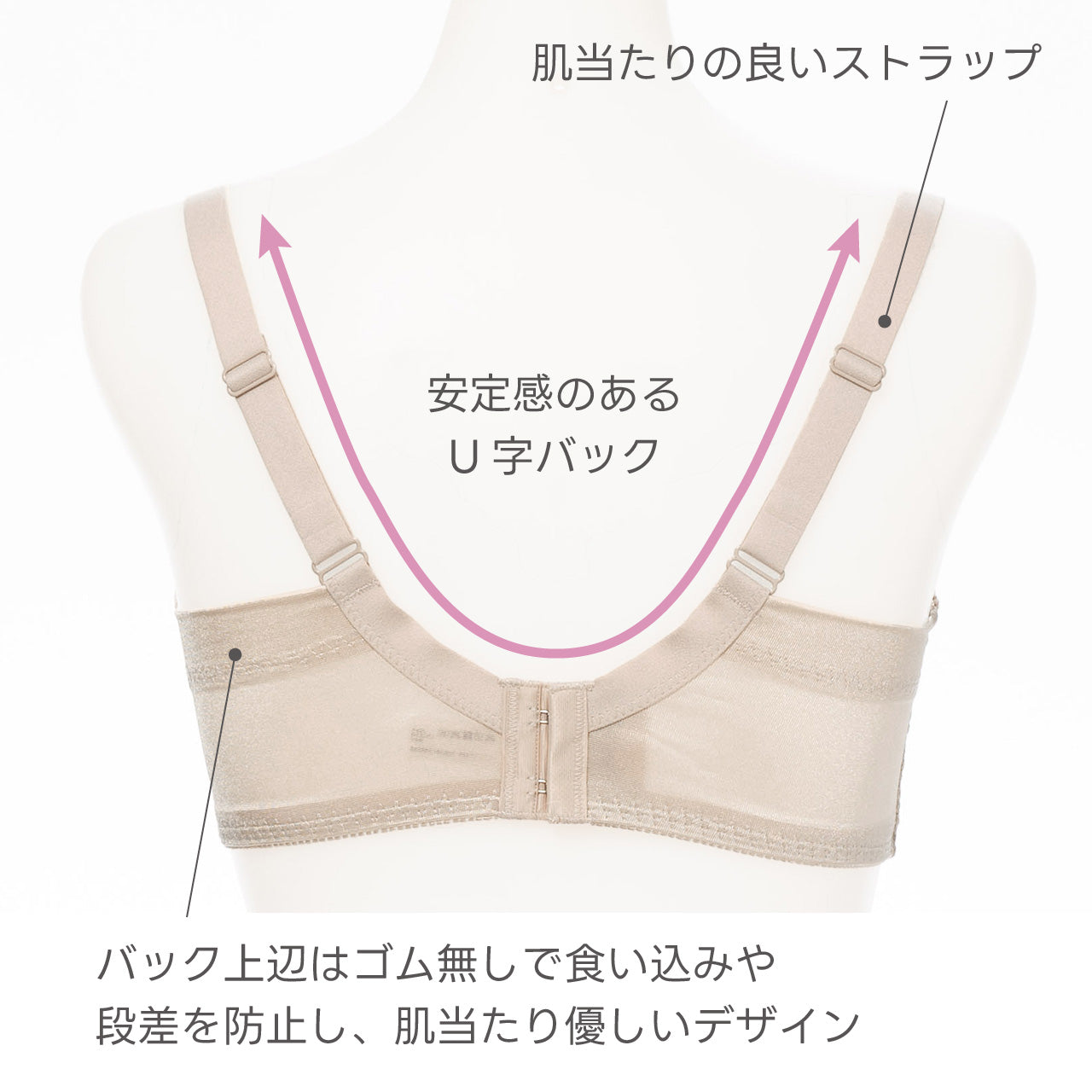 キレイ工房　らくらく安心つつみこむ　ワイヤーブラジャー