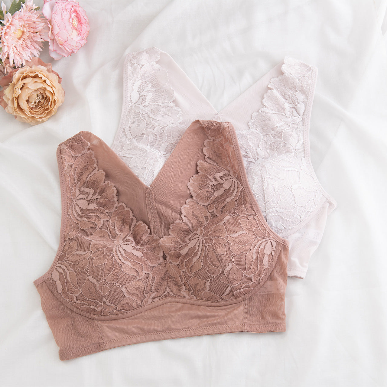 肩甲骨引き寄せ　ハーフトップブラジャー　スマートメソッド