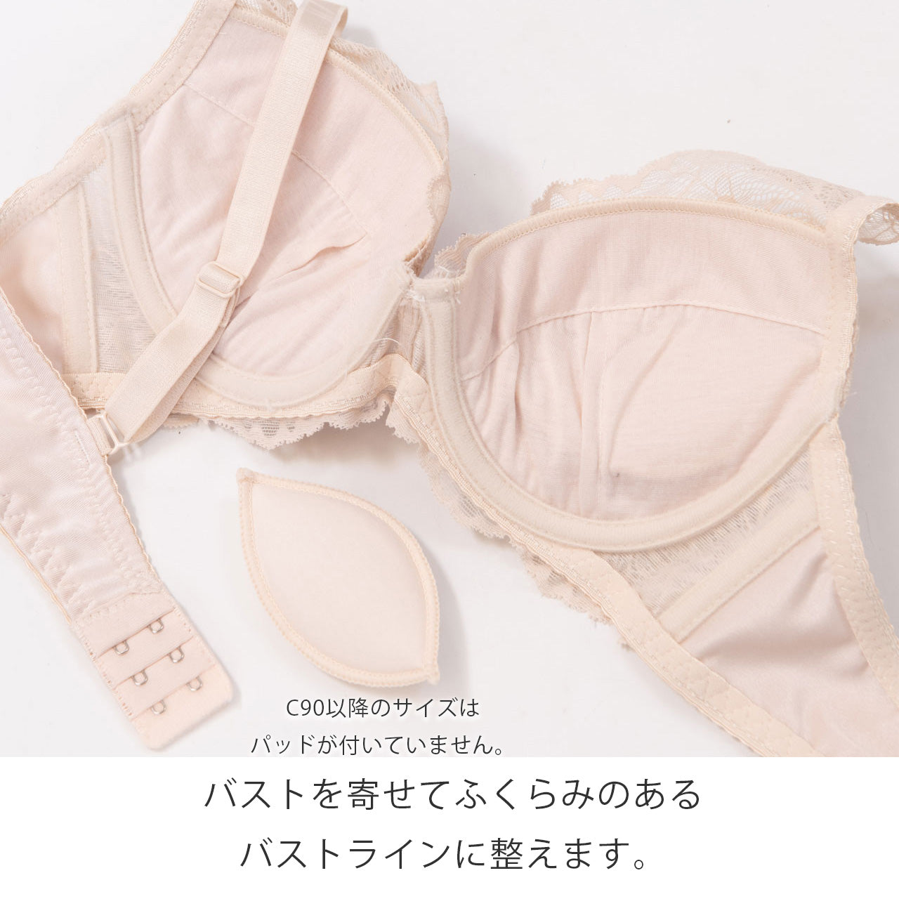 ファシネイト　ワイヤーブラジャー＆ショーツセット（Cカップ）　ソニアブラック