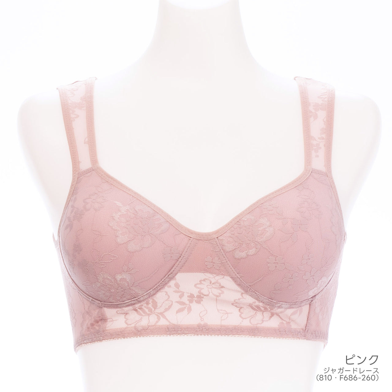 猫背補正　肩甲骨押さえ美姿勢ノンワイヤーハーフトップ（花柄）　ブライトマッチ