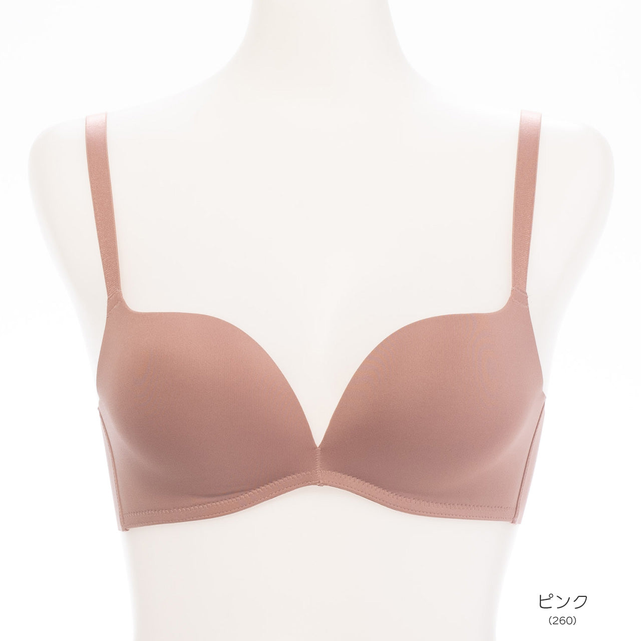 自胸美盛ブラ　Ｌ字ノンワイヤーシームレスブラジャー