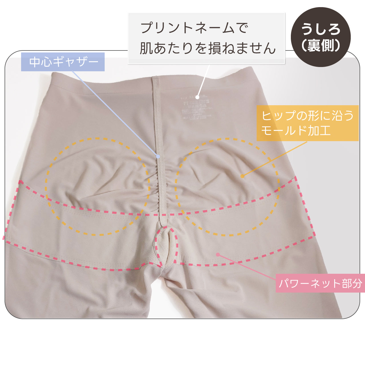 美尻パンツ　ロングガードル　マイエッティ