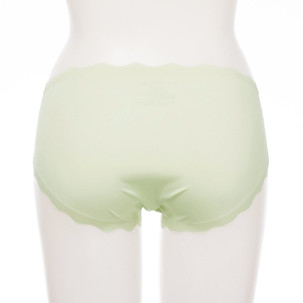 シームレスフィット　なみなみスカラップ　ペアショーツ　POFU