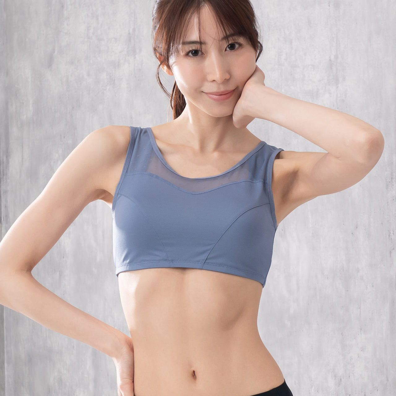 ゆれピタアクティブ　ハーフトップブラジャー　オテカルブラ