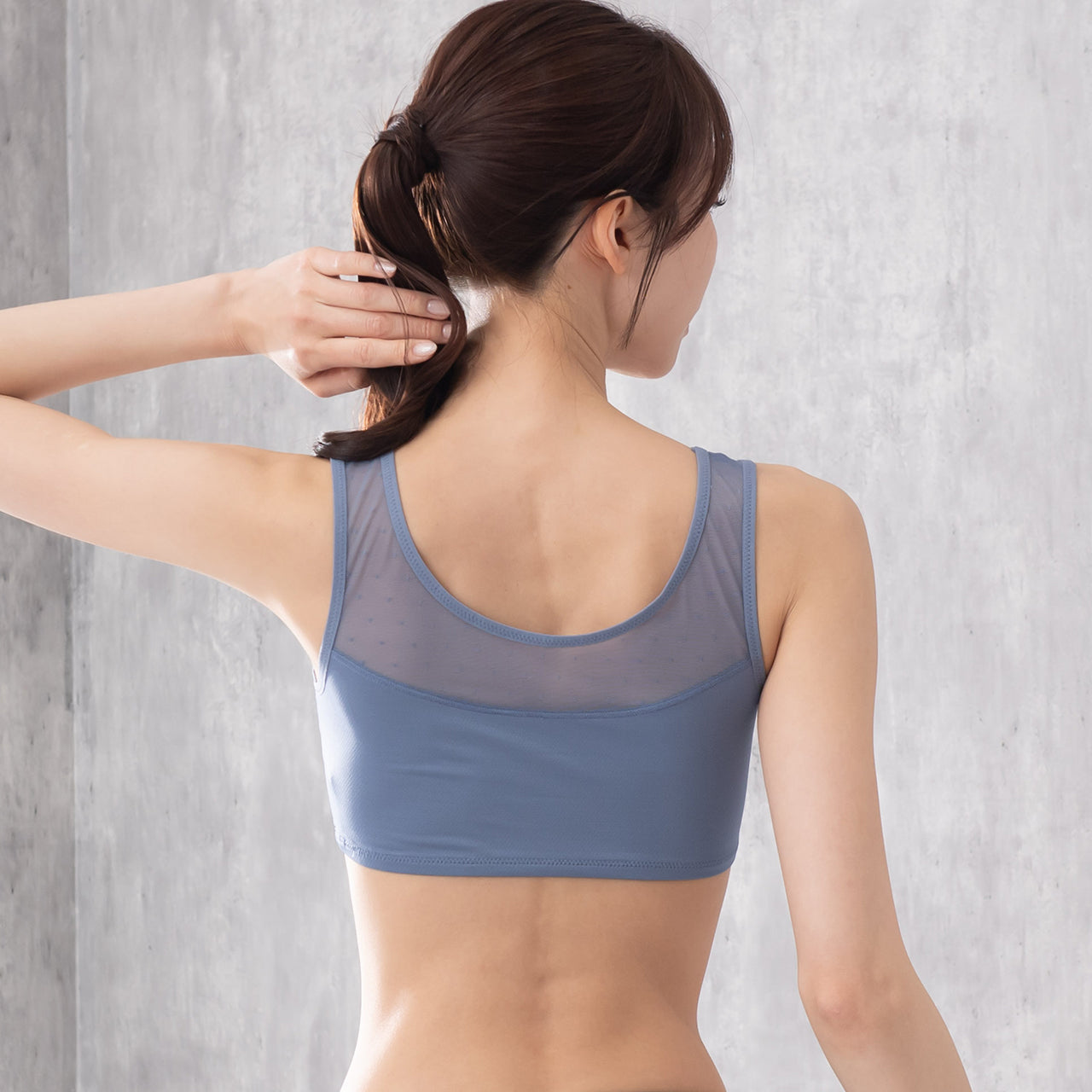 ゆれピタアクティブ　ハーフトップブラジャー　オテカルブラ