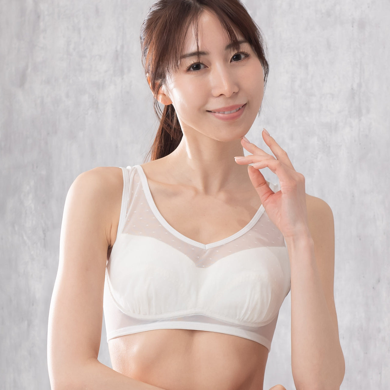 超軽量リラックス　ハーフトップブラジャー　オテカルブラ