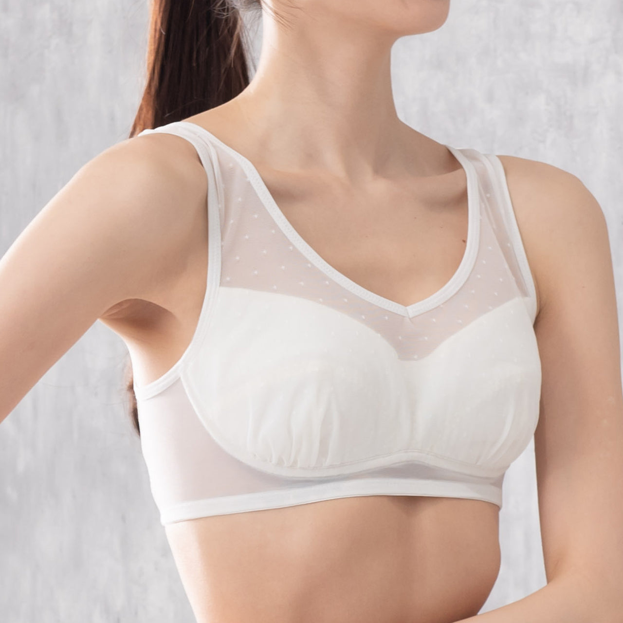 超軽量リラックス　ハーフトップブラジャー　オテカルブラ