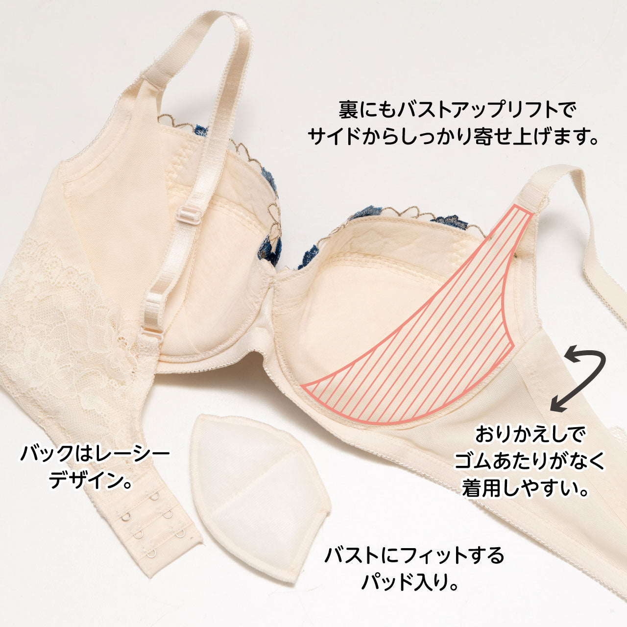 美ラインホールド　ワイヤーブラジャー　キレイ工房